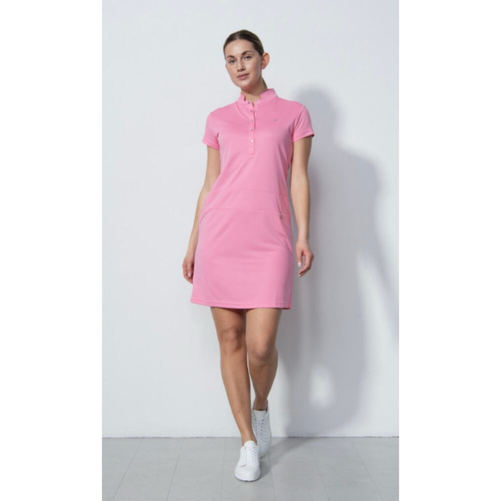 Daily Sports BallinA Cap Sleeve Dress Golf Tennis Women's Pink Pickleball XL
